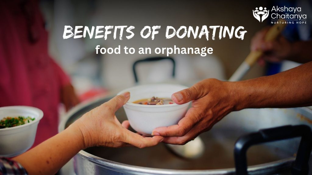 Orphanage food donation