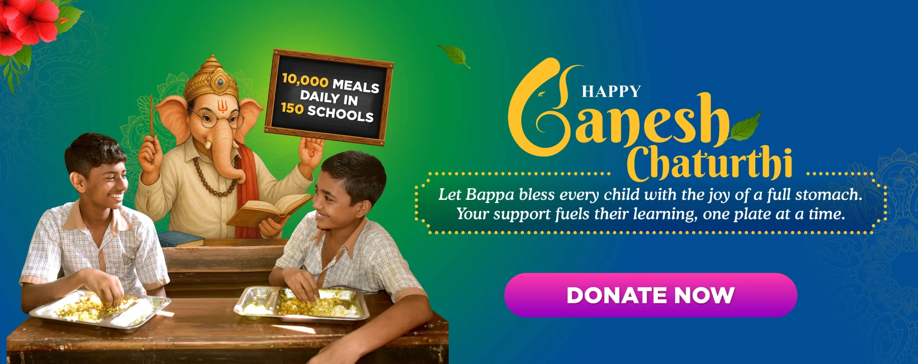 Donate on Ganesh Chaturthi