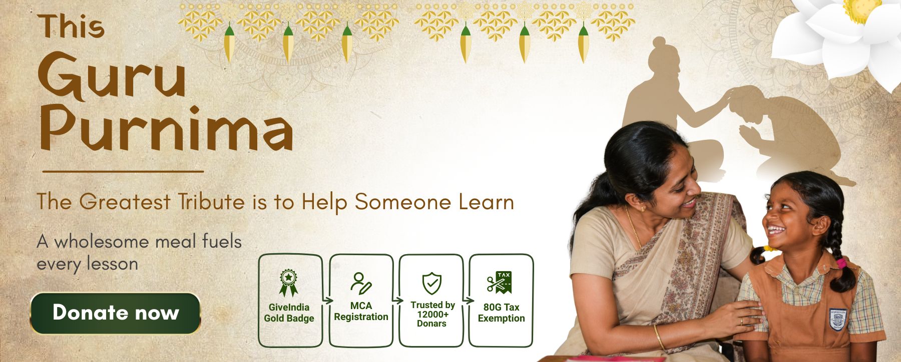 Donate on Guru Purnima