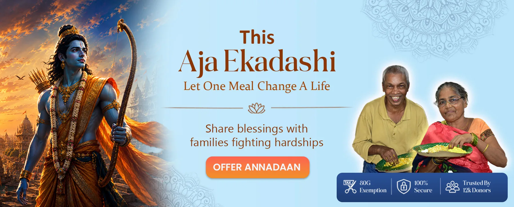 Donate on Aja Ekadashi
