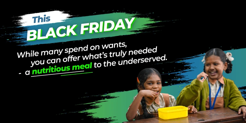 This Give Back Friday, turn the world’s biggest shopping week into a week of giving.