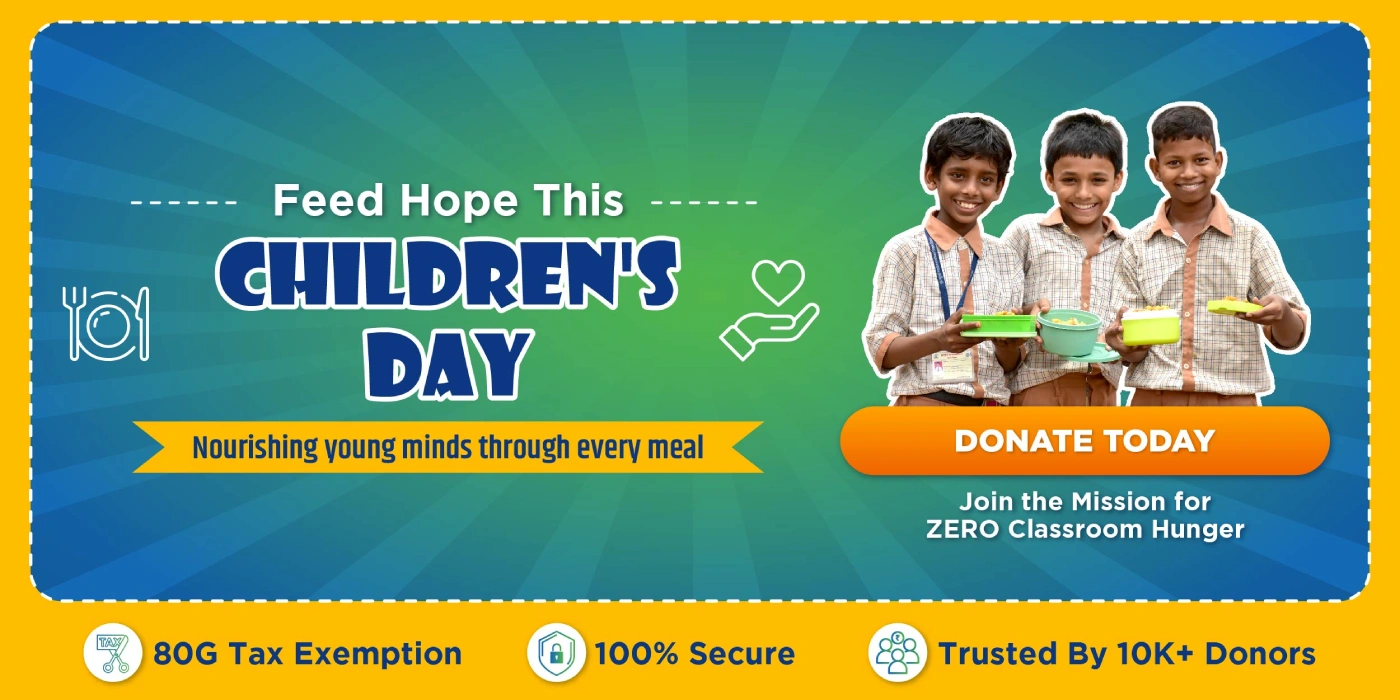 This Children’s Day, let’s nourish a million dreams!