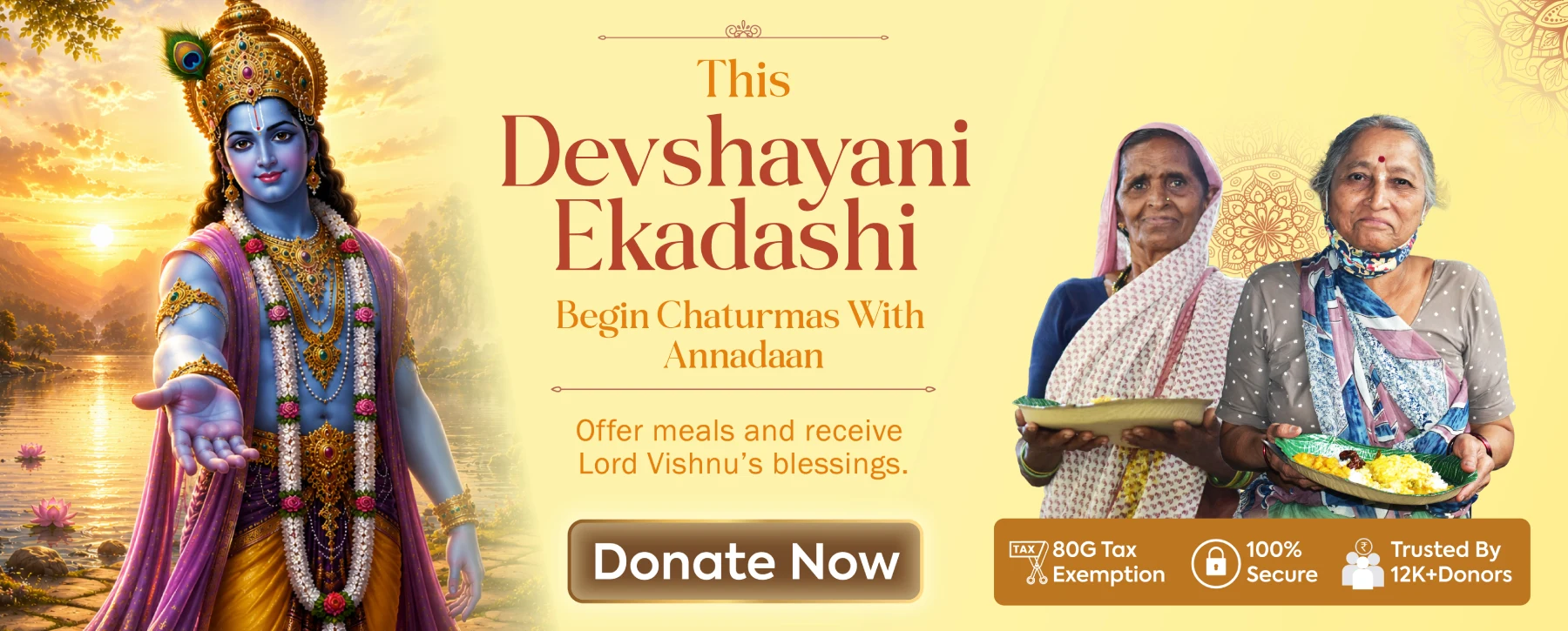 Donate on Devshayani Ekadashi