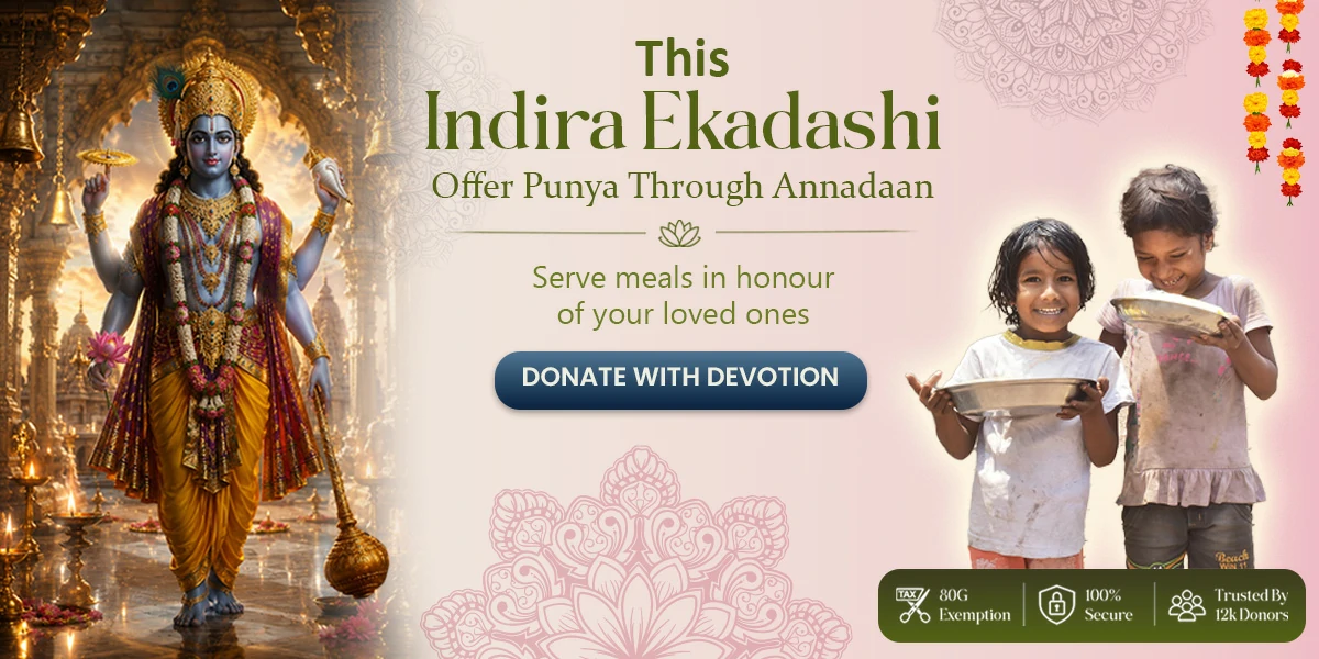 Indira Ekadashi Annadaan Donation | Honor Ancestors Through Seva