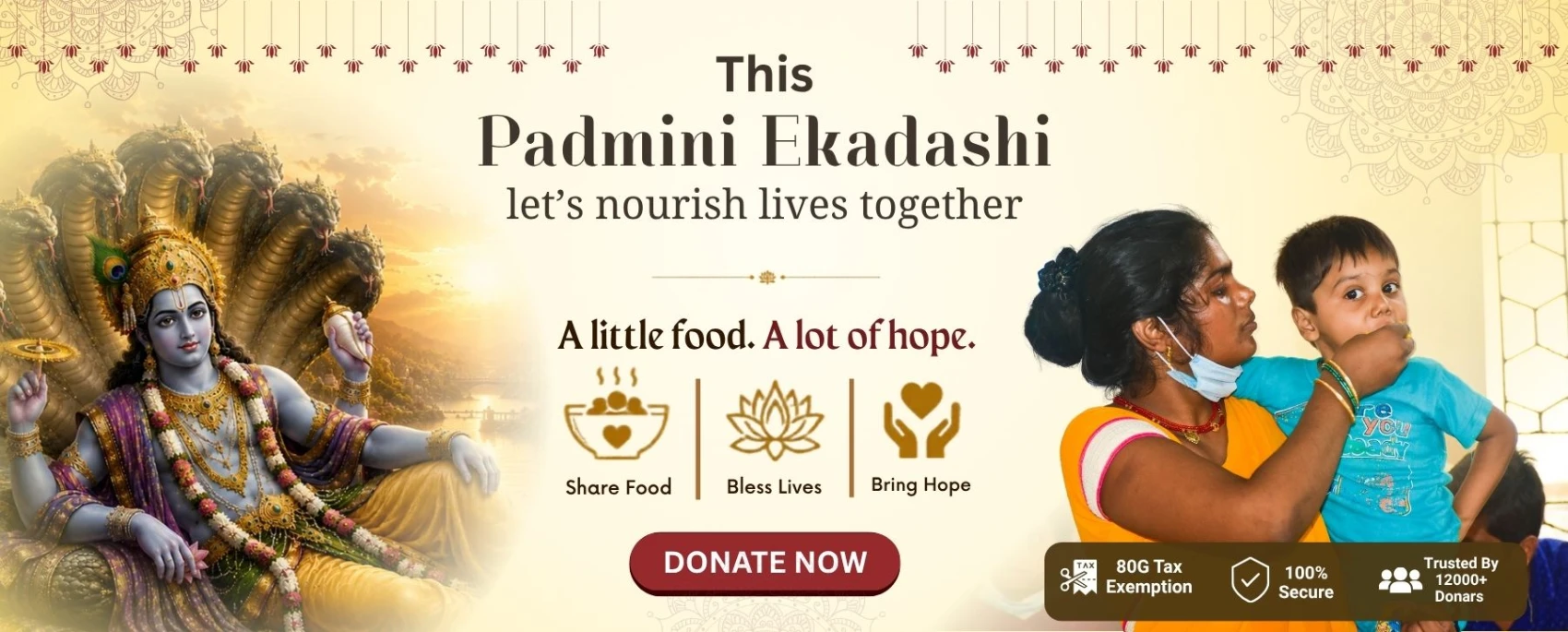 Donate on Padmini Ekadashi