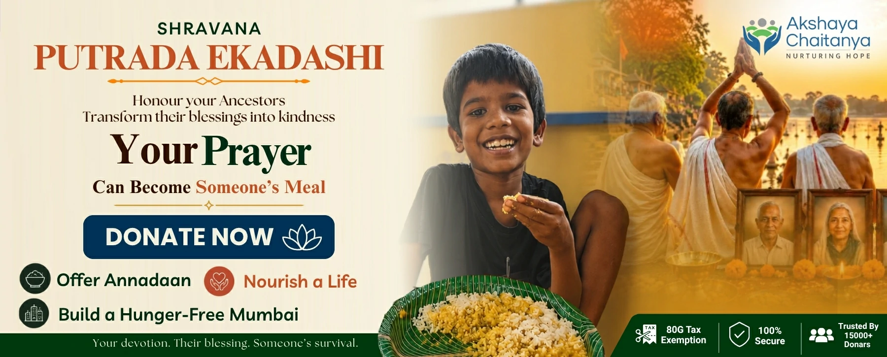 Donate on Shravana Putrada Ekadashi