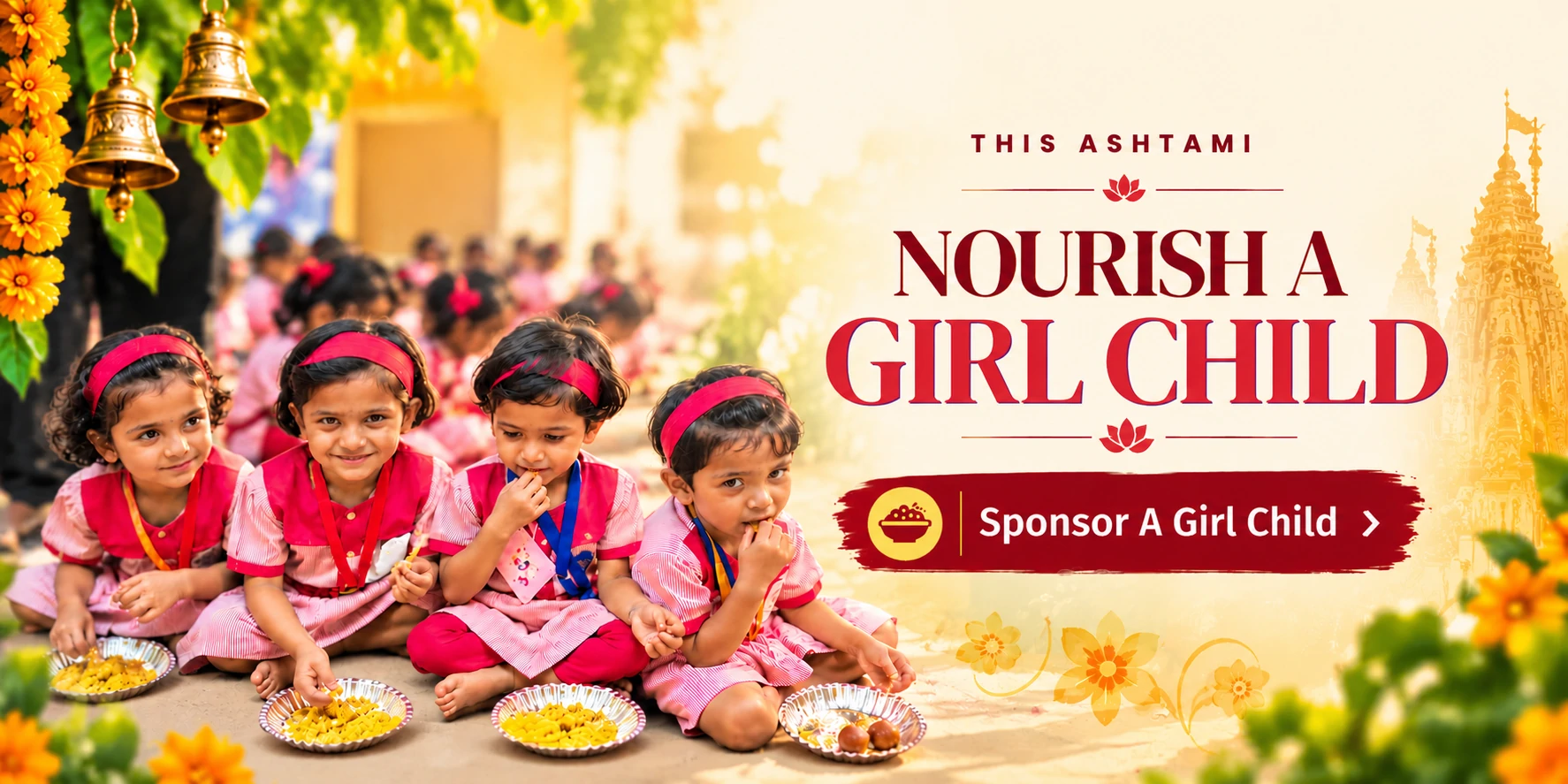 Donate on Sharad Navratri | Illuminate Lives This Navratri with the Gift of Annadaan