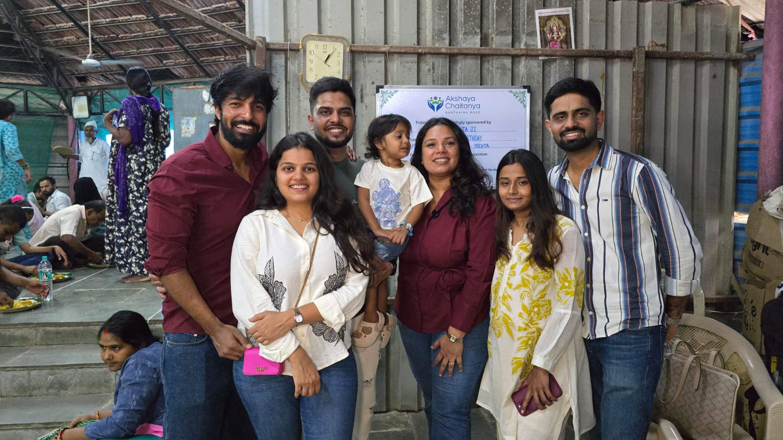   Khushi Sanghvi celebrates her husband's birthday in kem hospital