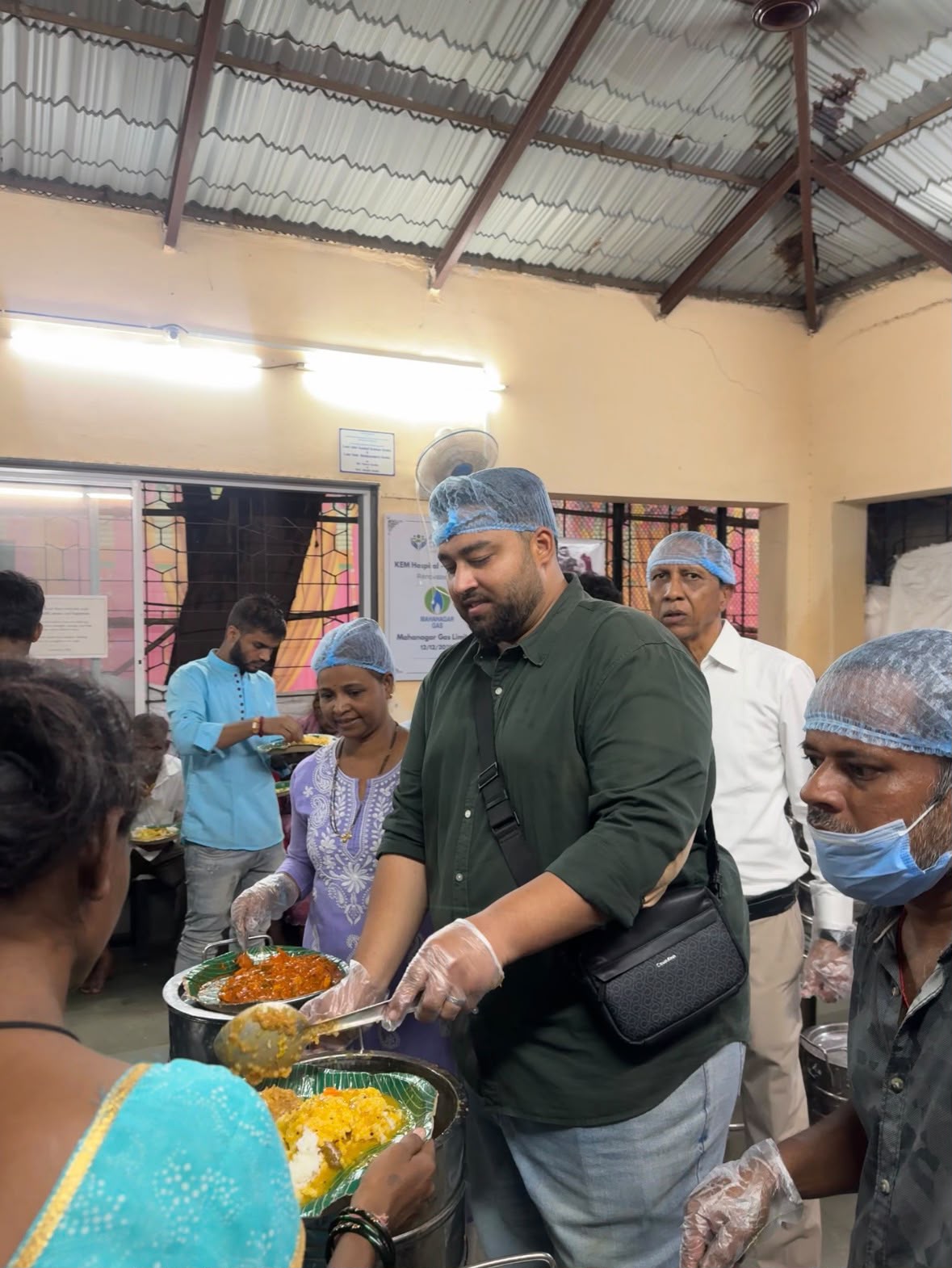   Lunch Distribution at KEM hospital